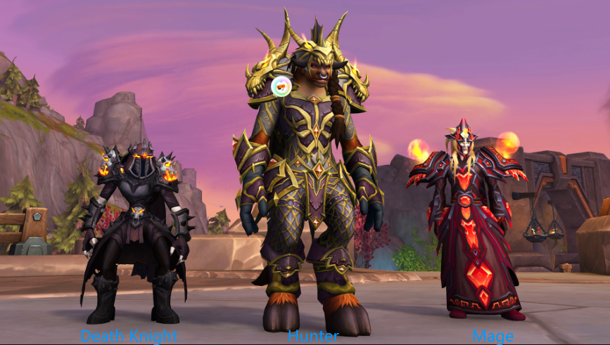 Death Knight  Hunter  Mage